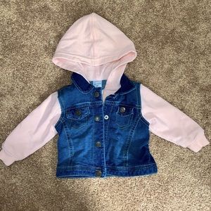 Jean jacket sweatshirt!